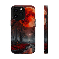 Red Moon Forest Magnetic Phone Case
