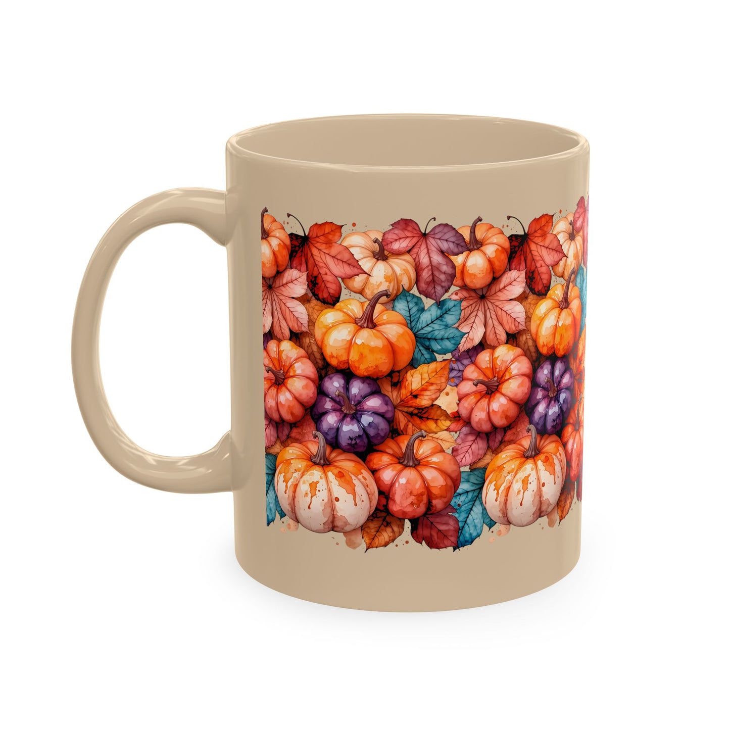 Autumn Pumpkins Ceramic Mug