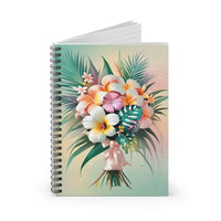 Tropical Floral Bouquet Spiral Notebook