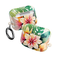 Hibiscus & Monstera AirPods Case