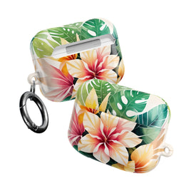 Hibiscus & Monstera AirPods Case