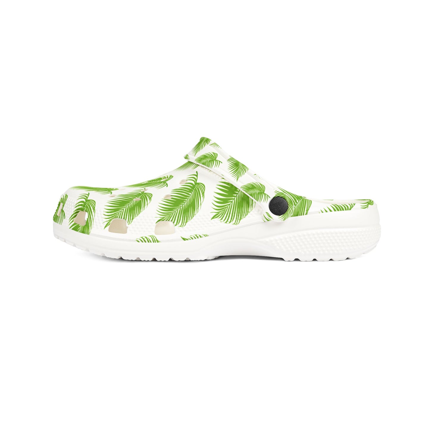 Tropical Palm Leaf Clogs