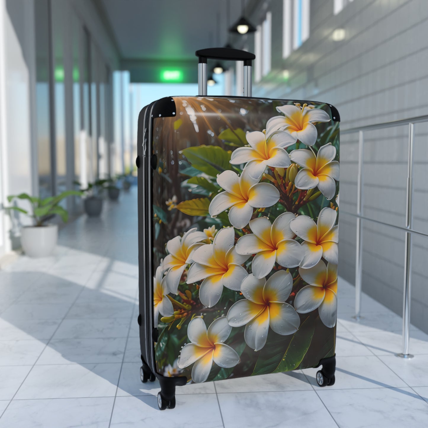 Plumeria Bloom Cabin Suitcase