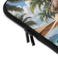 Tropical Beach Bar Paradise Laptop Sleeve