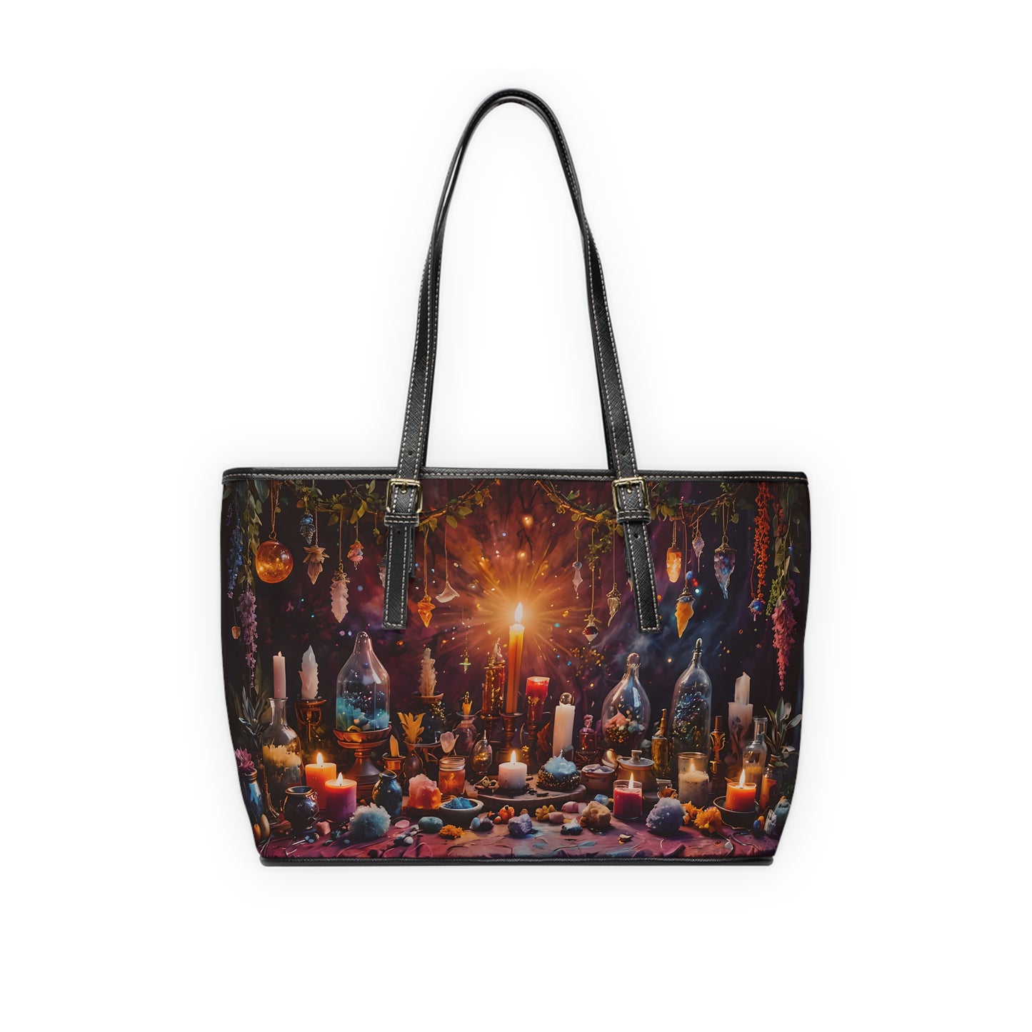 Mystic Altar PU Leather Shoulder Bag