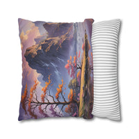 Mountain Landscape Pillow Cover