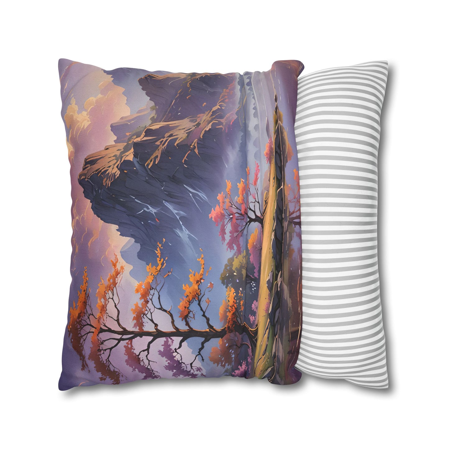 Mountain Landscape Pillow Cover