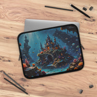 Whimsical Underwater Castle Laptop Sleeve