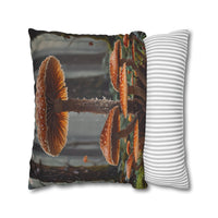 Mushroom Forest Decorative Pillowcase