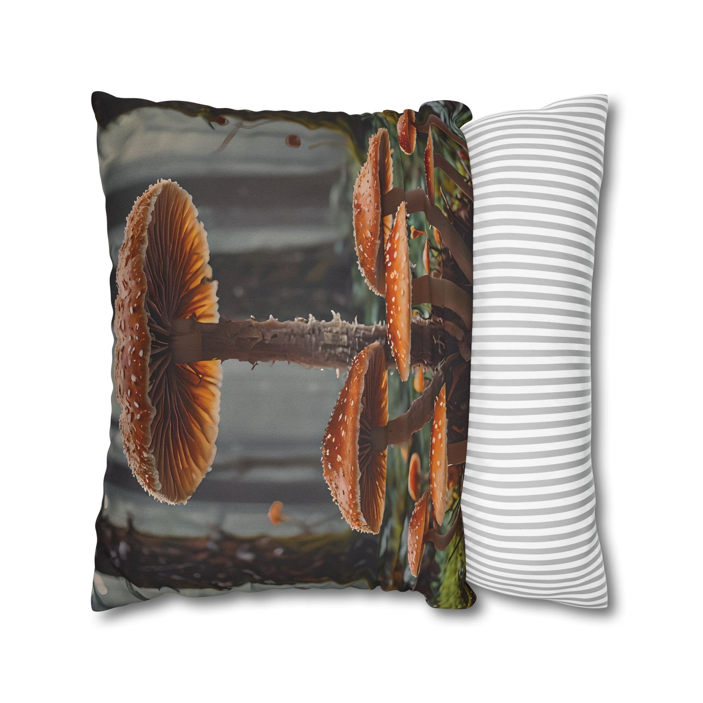 Mushroom Forest Decorative Pillowcase
