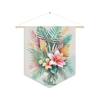 Palm Leaves & Hibiscus Wall Decor