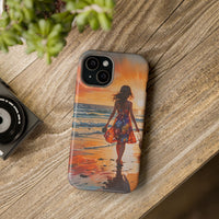Beach Sunset Walk Magnetic Tough Phone Case