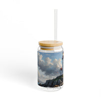 Seaside Lighthouse Sipper Glass