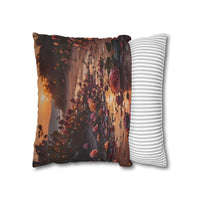 Romantic Rose Beach Sunset Pillowcase