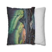 Aurora Mountain Decorative Pillowcase