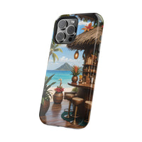 Tropical Beach Bar Magnetic Tough Phone Case