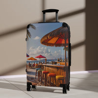 Sipping Beach Getaway Travel Suitcase