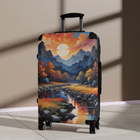 Scenic Mountain Adventure Travel Suitcase