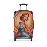 Retro Female Art Cabin Suitcase