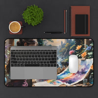 Artist Painting Desk Mat