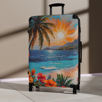 Tropical Sunset Cabin Suitcase
