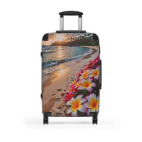 Sunset Plumeria Cabin Suitcase