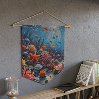 Underwater Coral Reef Pennant Wall Decor