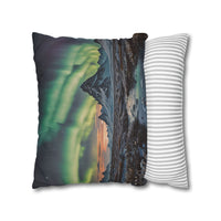 Aurora Mountain Decorative Pillowcase