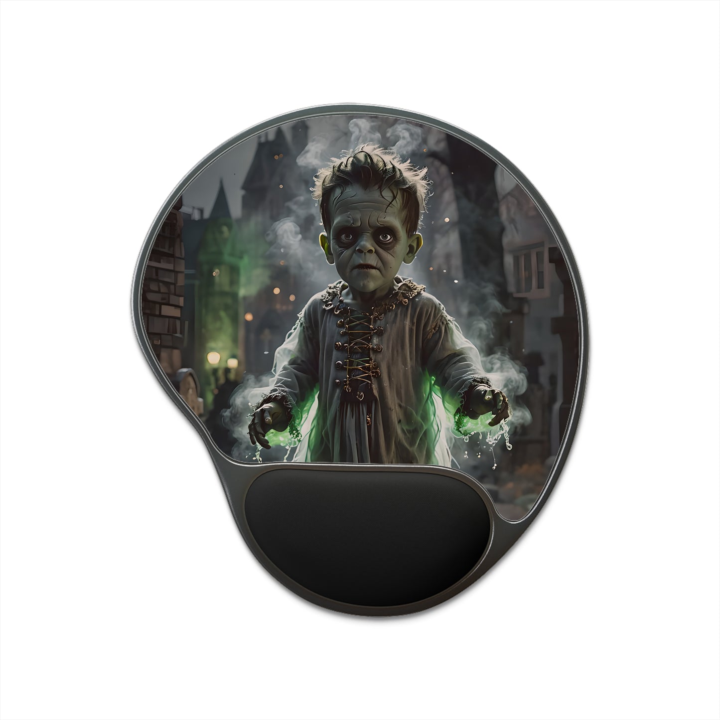Rise of Kid Frankenstein Mouse Pad with Wrist Rest