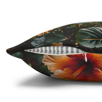 Tropical Hibiscus Decorative Pillowcase
