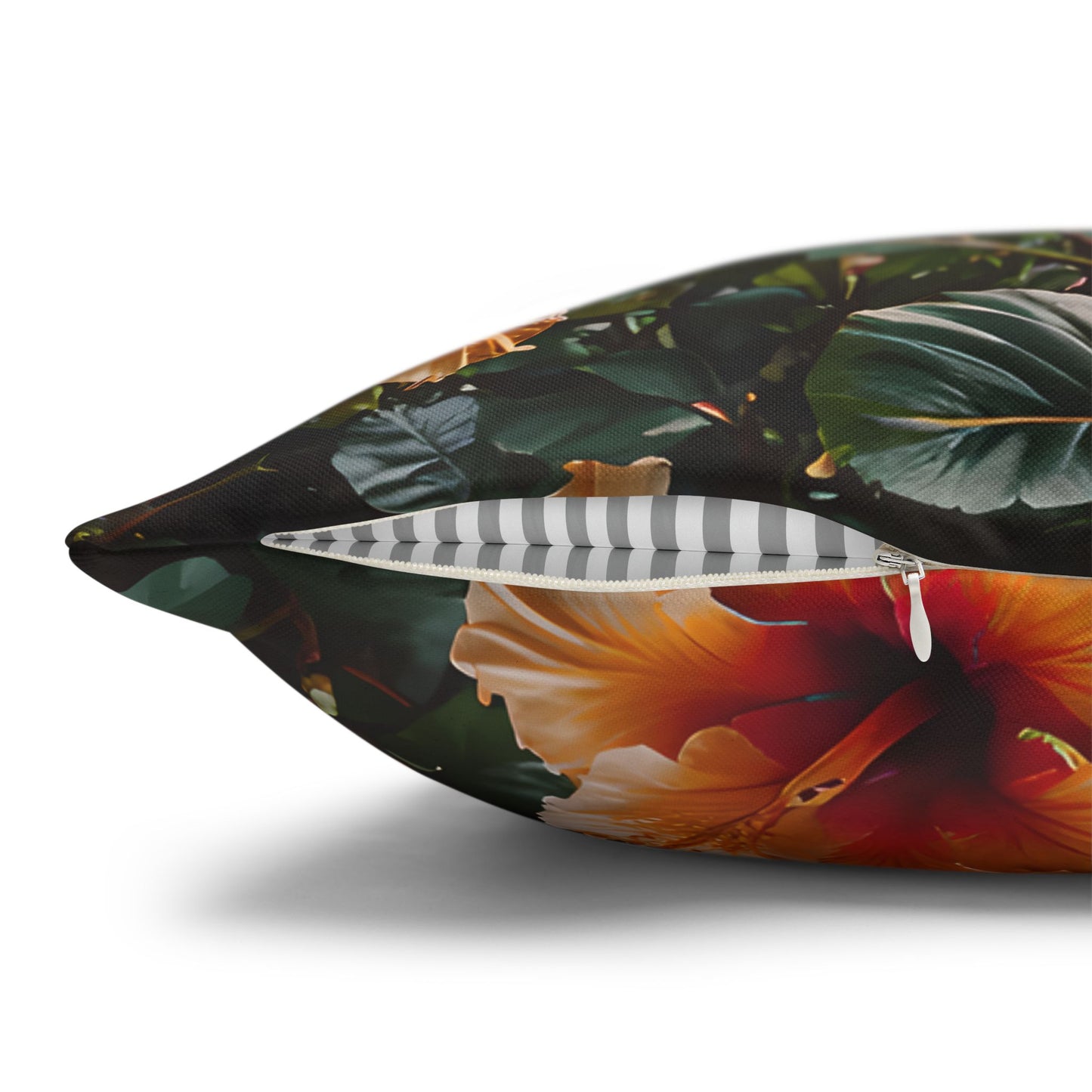 Tropical Hibiscus Decorative Pillowcase
