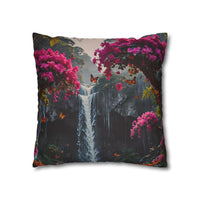 Floral Waterfall Garden Pillowcase