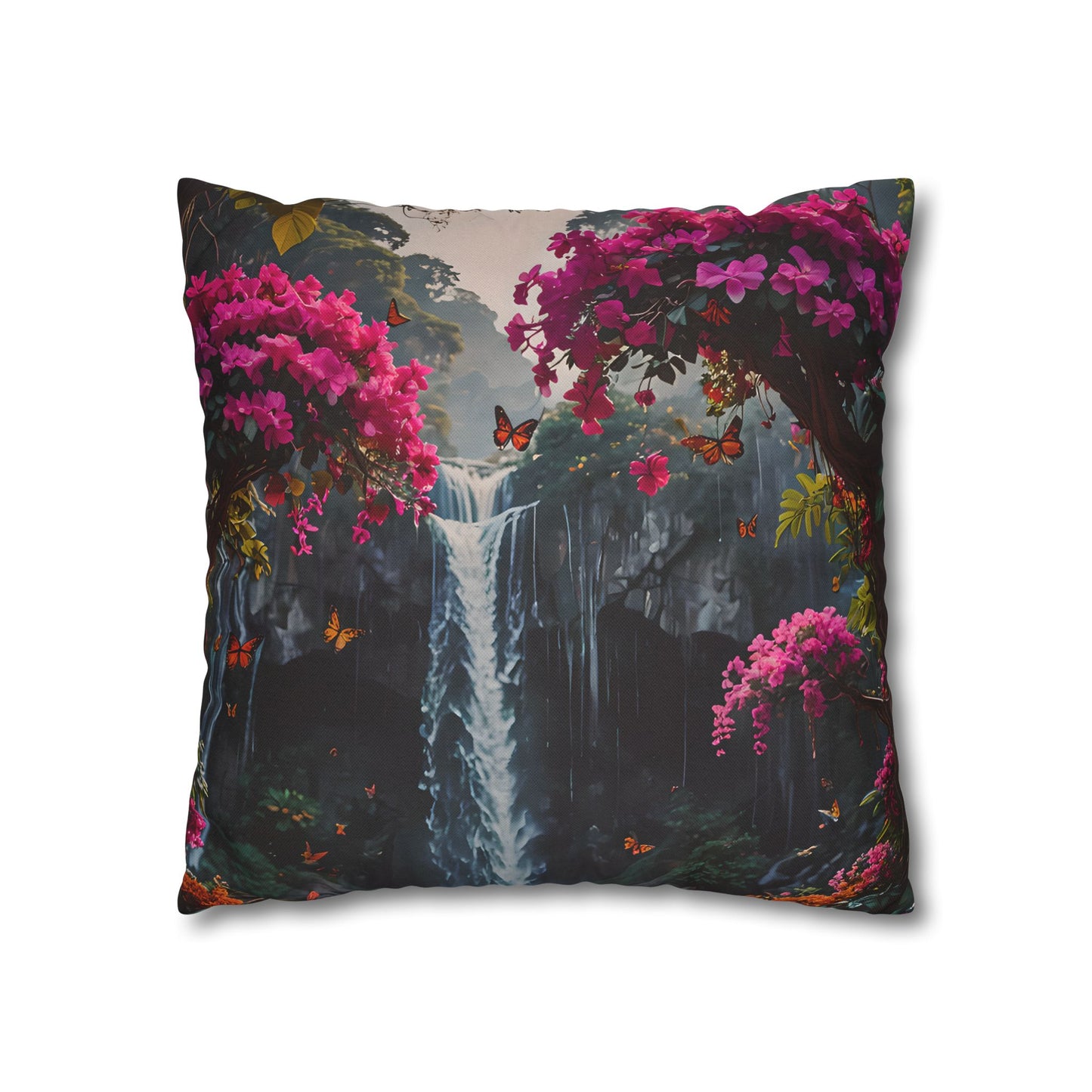 Floral Waterfall Garden Pillowcase