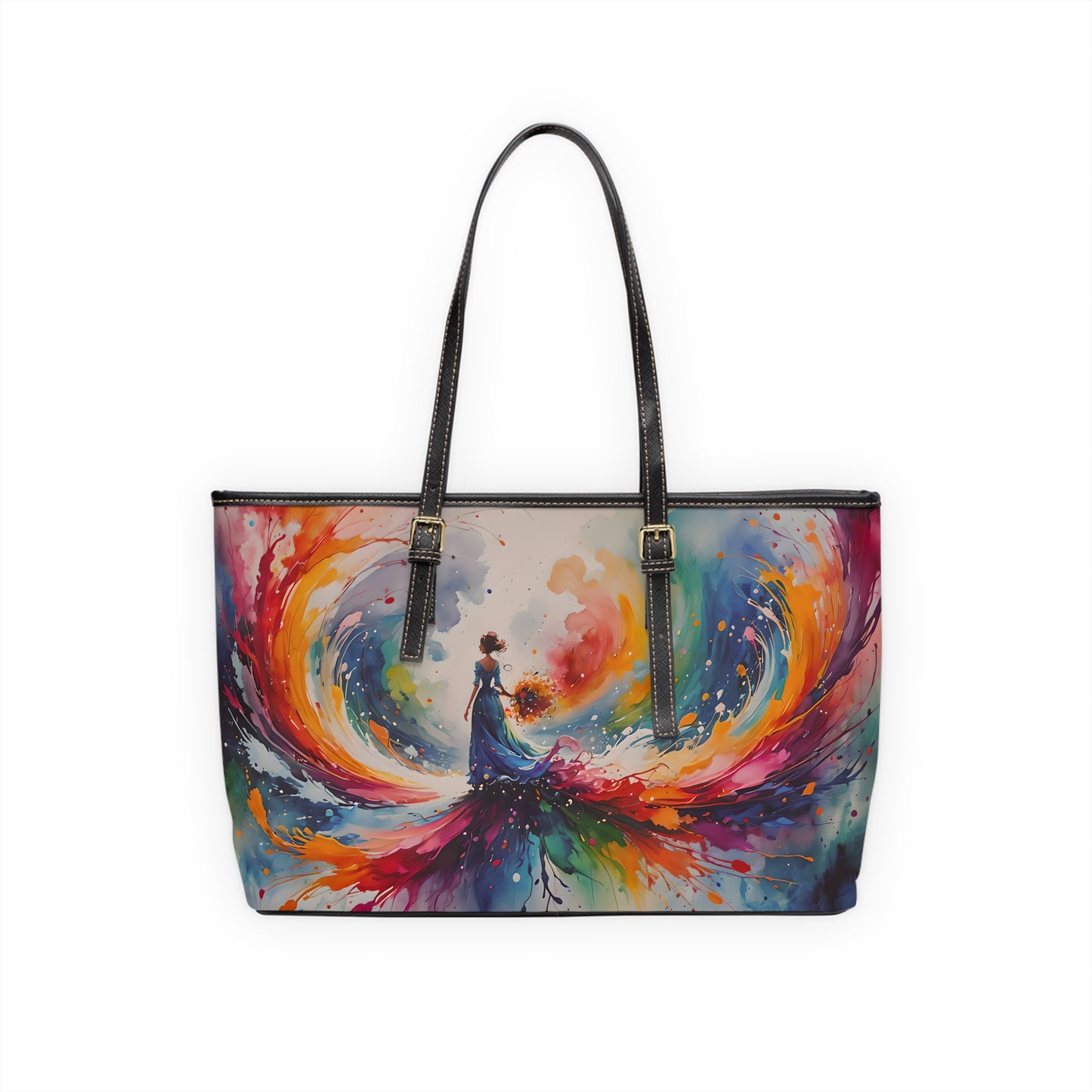 Colorful Muse PU Leather Shoulder Bag