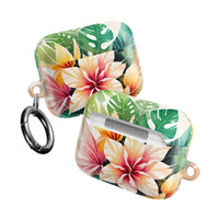 Hibiscus & Monstera AirPods Case