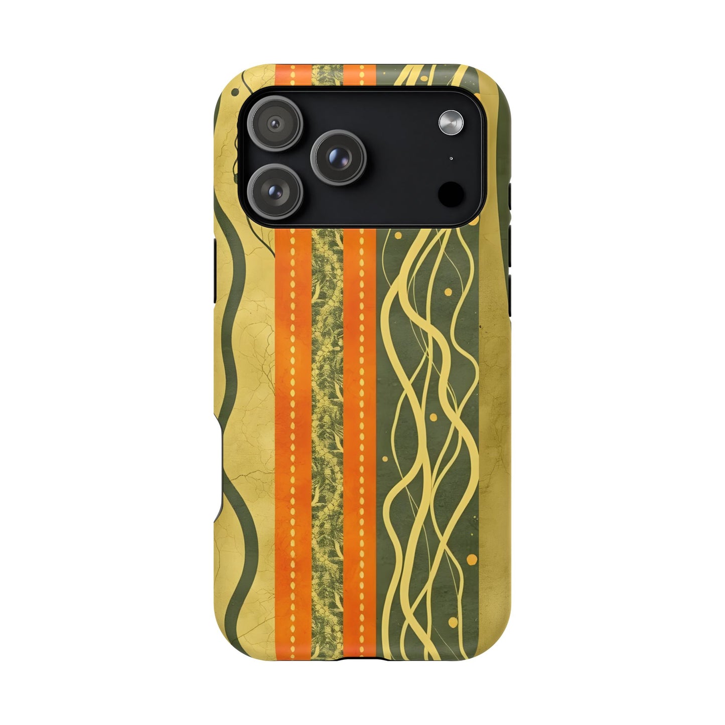 Autumn Colors Stripes Magnetic Phone Case