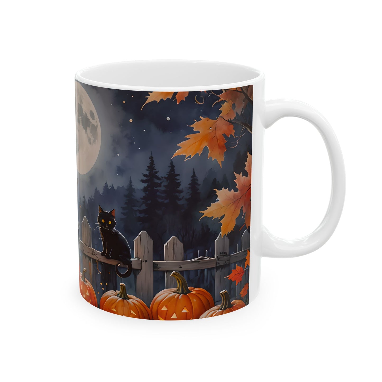 Cute Witch Stirring Cauldron Mug