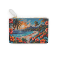 Tropical Hibiscus Mini Clutch Bag