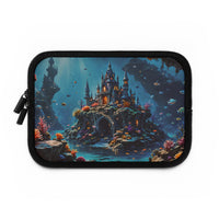Whimsical Underwater Castle Laptop Sleeve