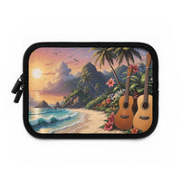 Tropical Beach Acoustics Laptop Sleeve