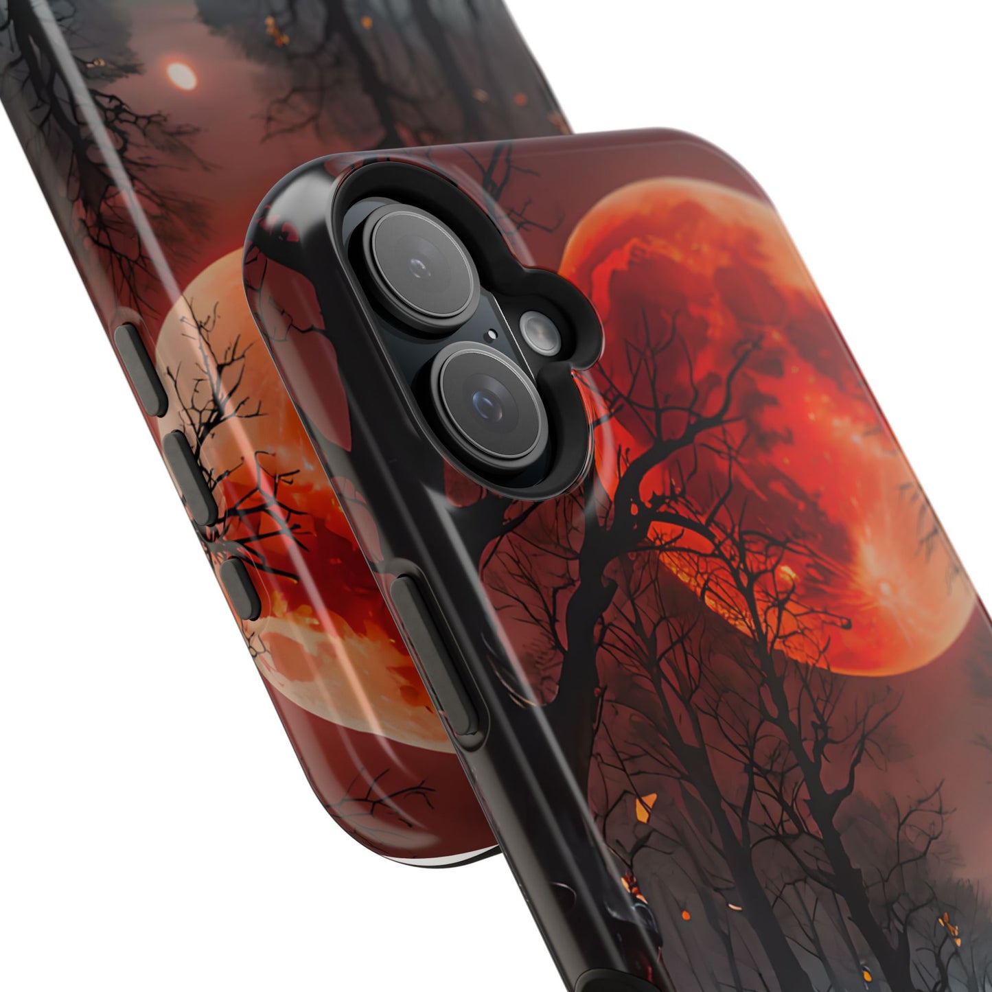 Red Moon Forest Magnetic Phone Case