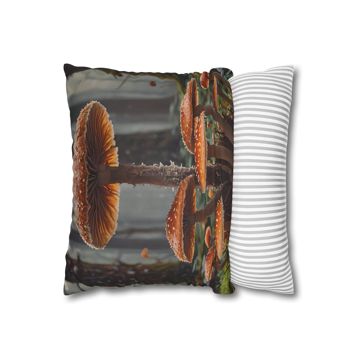 Mushroom Forest Decorative Pillowcase