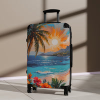 Tropical Sunset Cabin Suitcase