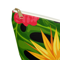 Bird of Paradise & Plumeria Accessory Pouch