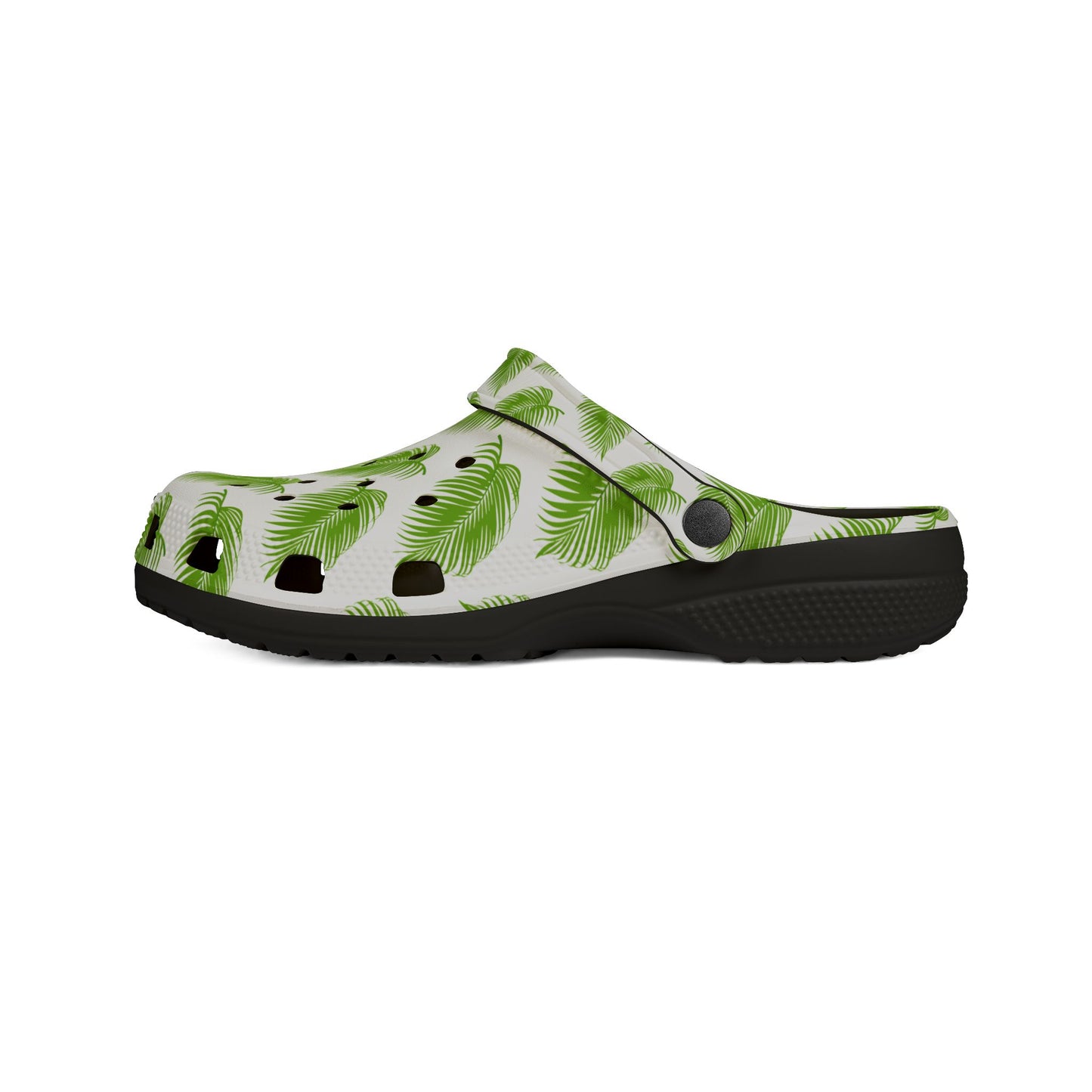 Tropical Palm Leaf Clogs