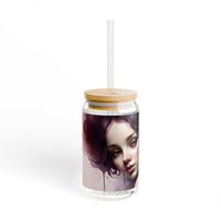 Artistic Portrait in Wine Sipper Glass