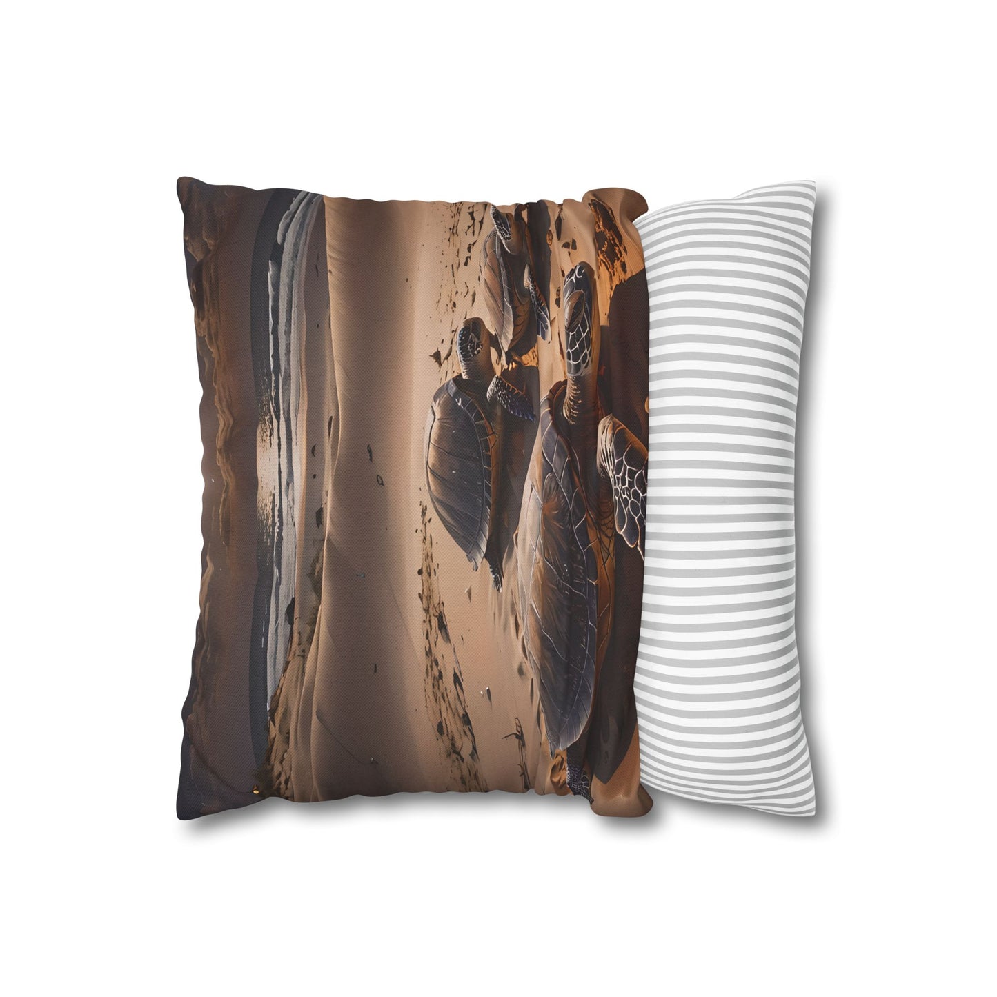 Sea Turtle on the Beach Pillowcase