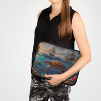 Sea Turtle Dive Laptop Sleeve