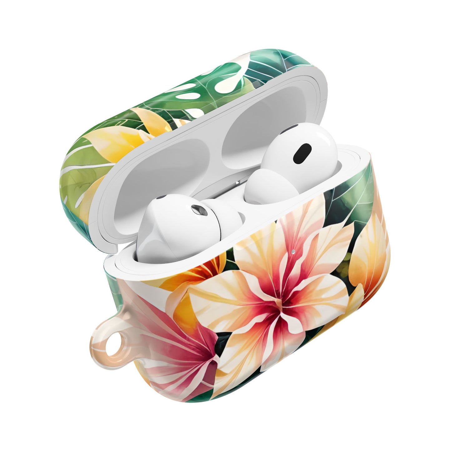 Hibiscus & Monstera AirPods Case