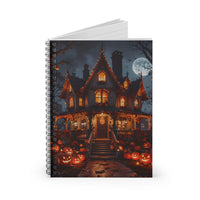 Halloween Haunted House Spiral Notebook